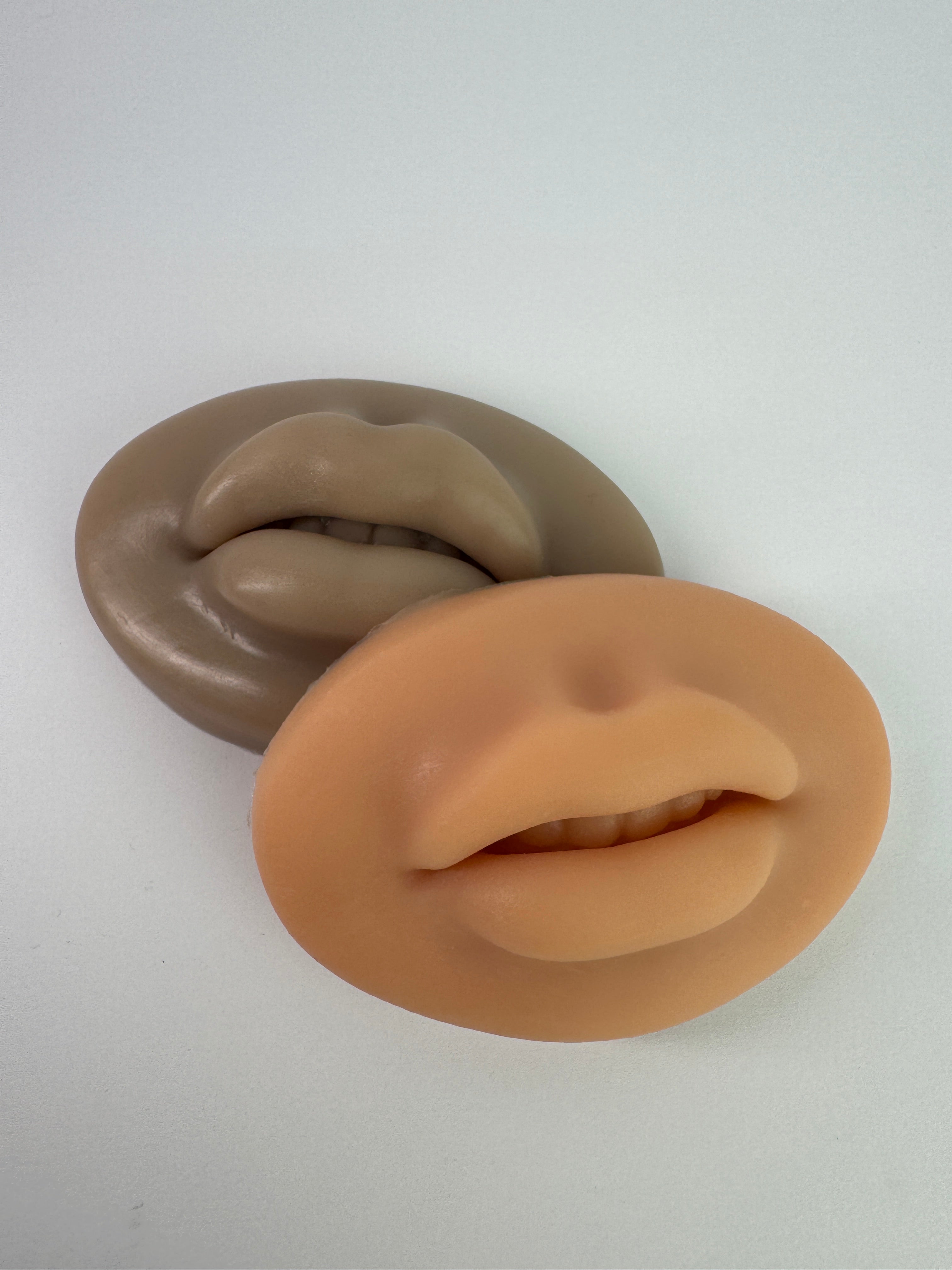3D Silikon Übungshaut Lippen