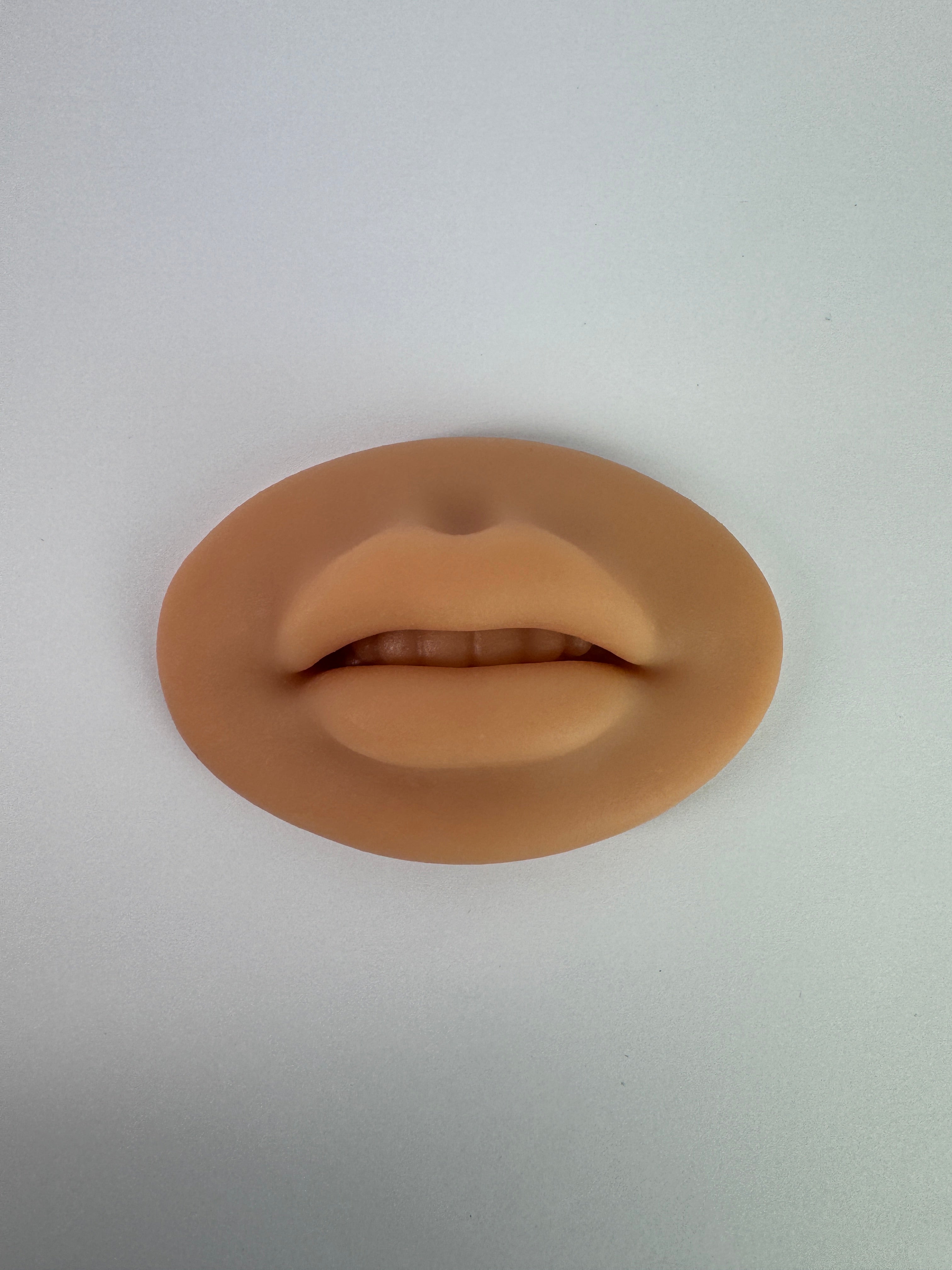 3D Silikon Übungshaut Lippen